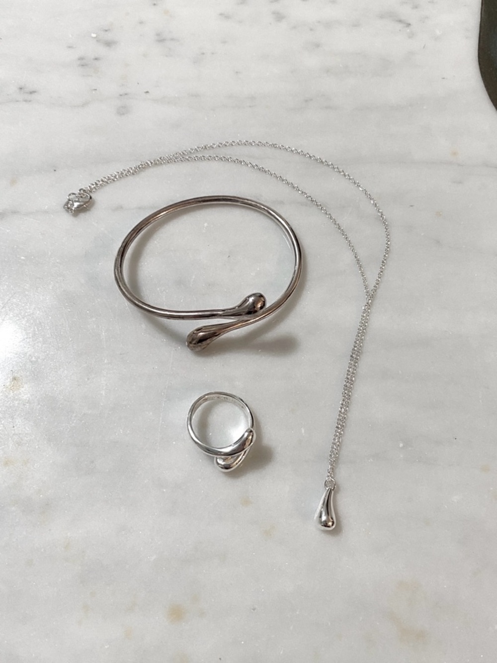 New 925 Stamped Silver Jewelry Set